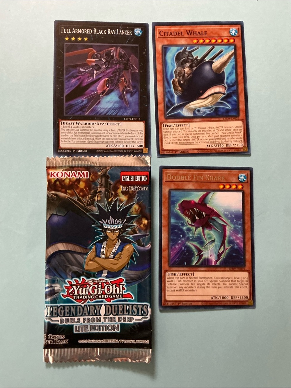 Konami Yu-Gi-Oh! Legendary Duelists 3 Sea Creature Cards